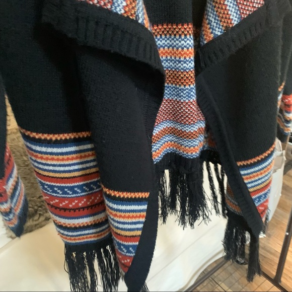 Black Fringe Cardigan - Picture 4 of 6